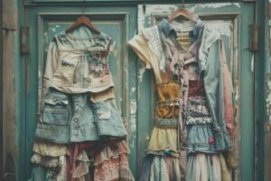 Upcycling old clothes